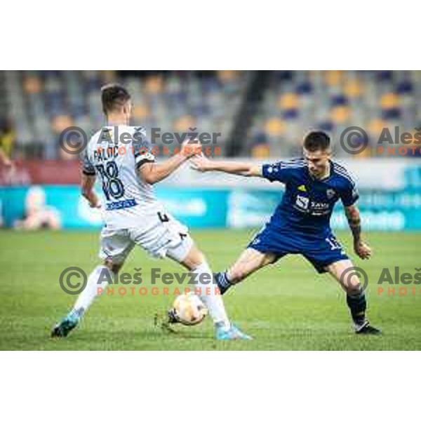 Gregor Sikosek in action during Prva liga Telemach football match between Maribor and Koper in Ljudski vrt, Maribor, Slovenia on October 8, 2022. Photo: Jure Banfi