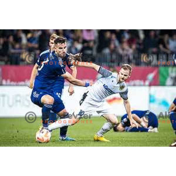 in action during Prva liga Telemach football match between Maribor and Koper in Ljudski vrt, Maribor, Slovenia on October 8, 2022. Photo: Jure Banfi