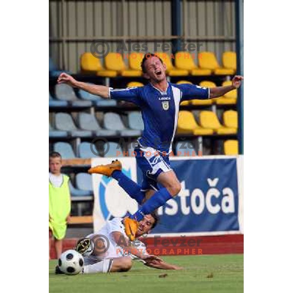 Aljancic at friendly football match Domzale- Rijeka, played in Domzale (Slovenia) 2.7.2008. Photo by Ales Fevzer 