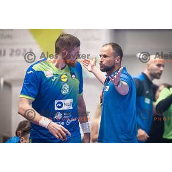 Uros Zorman during EHF Euro 2024 qualifications handball match between Slovenia and Bosnia and Herzegovina in Dvorana Tabor, Maribor, Slovenia on October 13, 2022. Photo: Jure Banfi