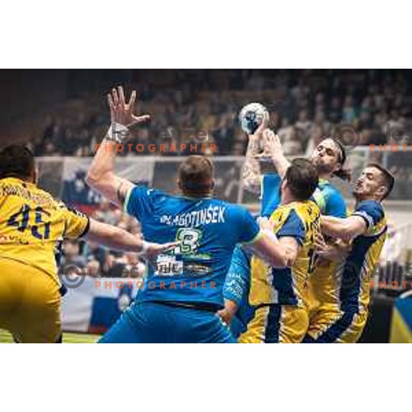 in action during EHF Euro 2024 qualifications handball match between Slovenia and Bosnia and Herzegovina in Dvorana Tabor, Maribor, Slovenia on October 13, 2022. Photo: Jure Banfi