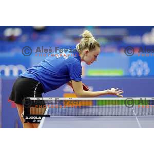 Katarina Strazar competes at Mediterranean Games in Oran, Algeria on June 29, 2022