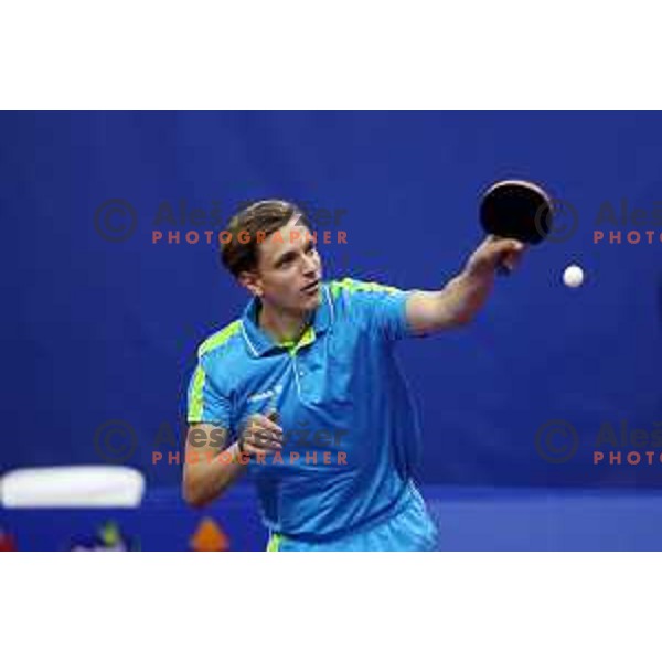 Peter Hribar competes at Mediterranean Games in Oran, Algeria on June 29, 2022