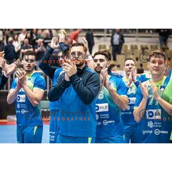 in action during EHF Euro 2024 qualifications handball match between Slovenia and Bosnia and Herzegovina in Dvorana Tabor, Maribor, Slovenia on October 13, 2022. Photo: Jure Banfi