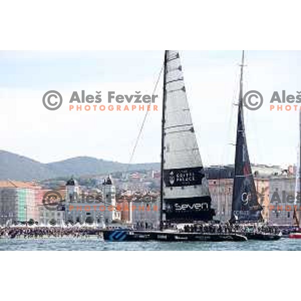 Team EWOL and Team Arca at Barcolana 54th edition Sailing regatta in Trieste, Italy on October 9, 2022 