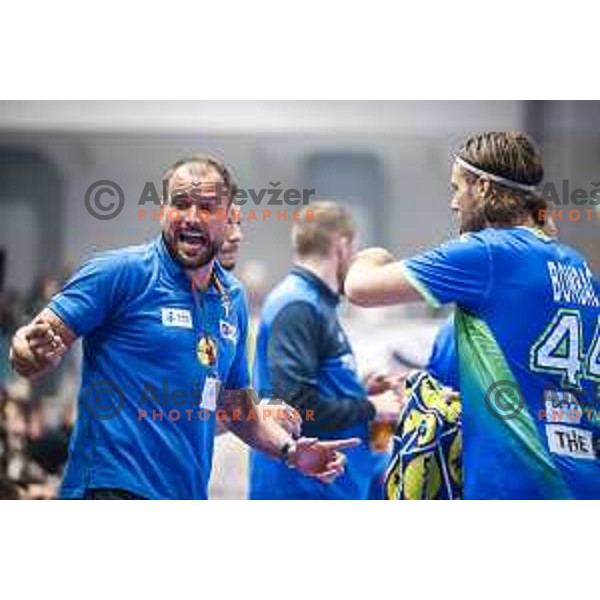 Uros Zorman during EHF Euro 2024 qualifications handball match between Slovenia and Bosnia and Herzegovina in Dvorana Tabor, Maribor, Slovenia on October 13, 2022. Photo: Jure Banfi