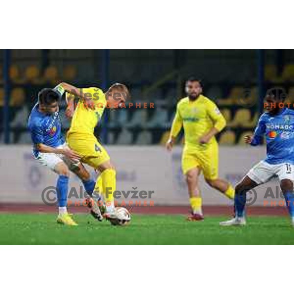 Martin Kramaric in action during Prva Liga Telemach 2022-2023 football match between Domzale and Bravo in Domzale, Slovenia on October 14, 2022