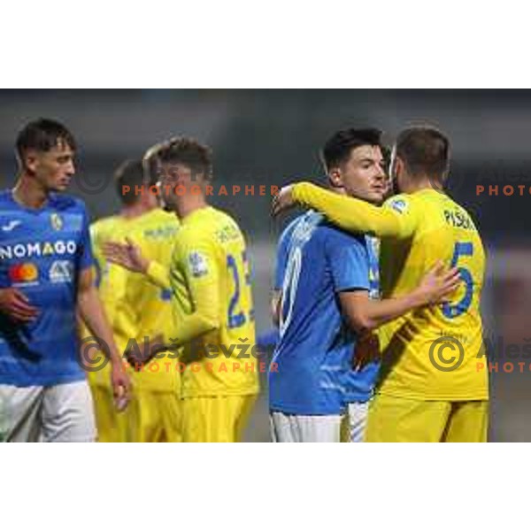 Martin Kramaric in action during Prva Liga Telemach 2022-2023 football match between Domzale and Bravo in Domzale, Slovenia on October 14, 2022