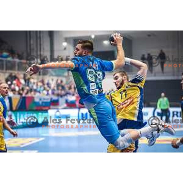 in action during EHF Euro 2024 qualifications handball match between Slovenia and Bosnia and Herzegovina in Dvorana Tabor, Maribor, Slovenia on October 13, 2022. Photo: Jure Banfi