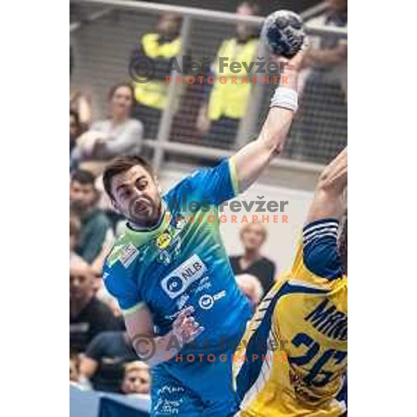 in action during EHF Euro 2024 qualifications handball match between Slovenia and Bosnia and Herzegovina in Dvorana Tabor, Maribor, Slovenia on October 13, 2022. Photo: Jure Banfi