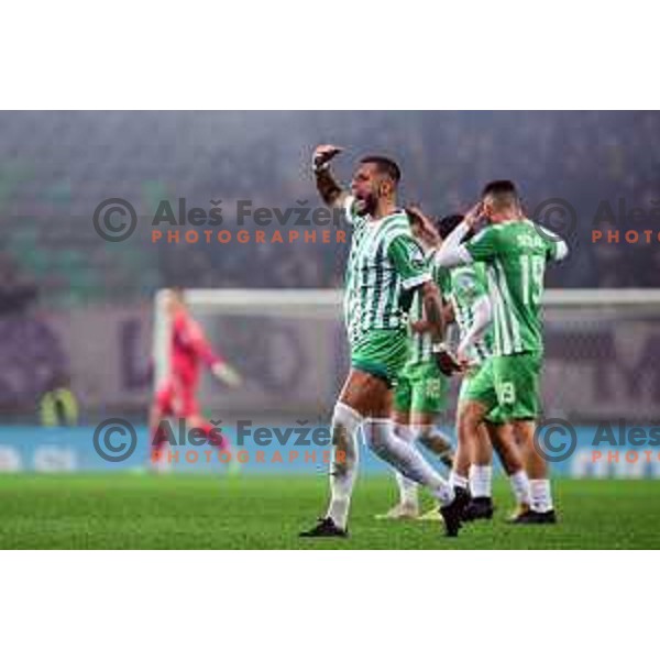 Rui Pedro in action during Prva Liga Telemach 2022-2023 football match between Olimpija and Maribor in SRC Stozice, Ljubljana, Slovenia on October 15, 2022