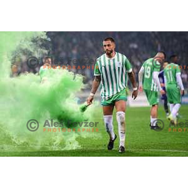 Rui Pedro in action during Prva Liga Telemach 2022-2023 football match between Olimpija and Maribor in SRC Stozice, Ljubljana, Slovenia on October 15, 2022