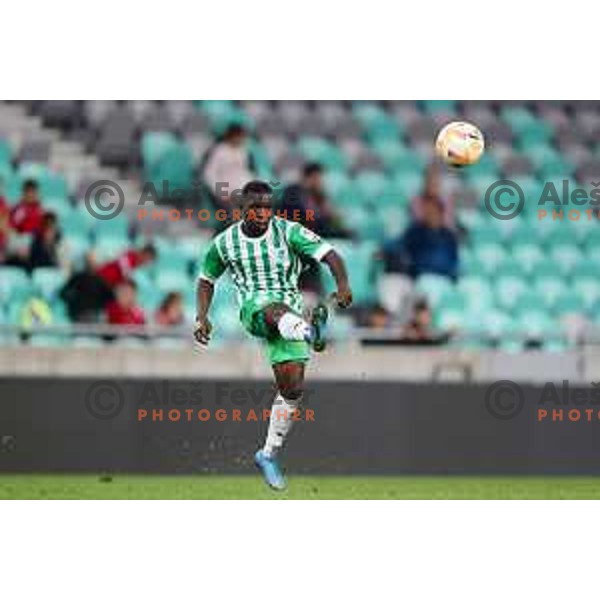 Aldair Balde in action during Union Slovenian Cup football match between Olimpija and Ivancna Gorica in Ljubljana, Slovenia on October 19, 2022