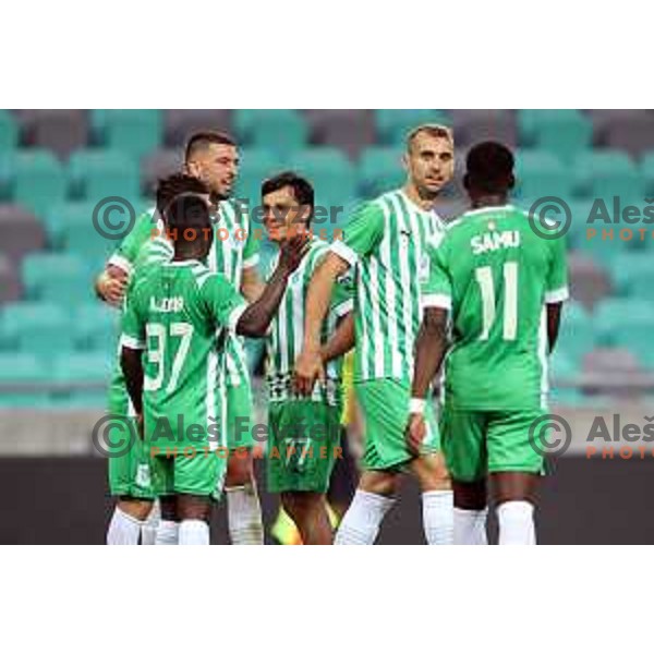 Aldair Balde in action during Union Slovenian Cup football match between Olimpija and Ivancna Gorica in Ljubljana, Slovenia on October 19, 2022