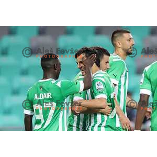 Aldair Balde in action during Union Slovenian Cup football match between Olimpija and Ivancna Gorica in Ljubljana, Slovenia on October 19, 2022