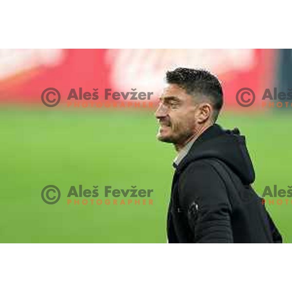 Albert Riera, head coach of Olimpija during Union Slovenian Cup football match between Olimpija and Ivancna Gorica in Ljubljana, Slovenia on October 19, 2022