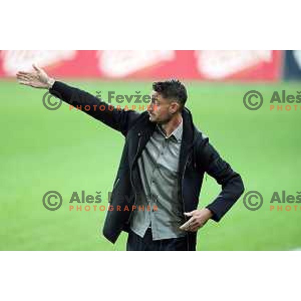 Albert Riera, head coach of Olimpija during Union Slovenian Cup football match between Olimpija and Ivancna Gorica in Ljubljana, Slovenia on October 19, 2022