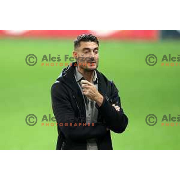 Albert Riera, head coach of Olimpija during Union Slovenian Cup football match between Olimpija and Ivancna Gorica in Ljubljana, Slovenia on October 19, 2022