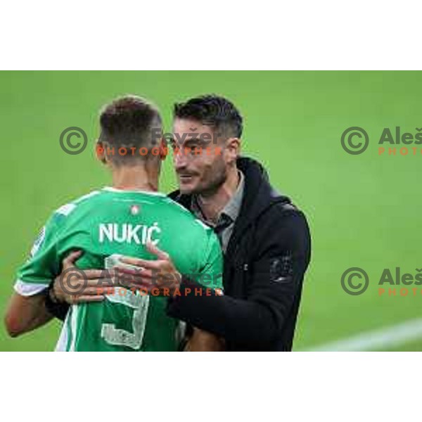 Albert Riera, head coach of Olimpija during Union Slovenian Cup football match between Olimpija and Ivancna Gorica in Ljubljana, Slovenia on October 19, 2022