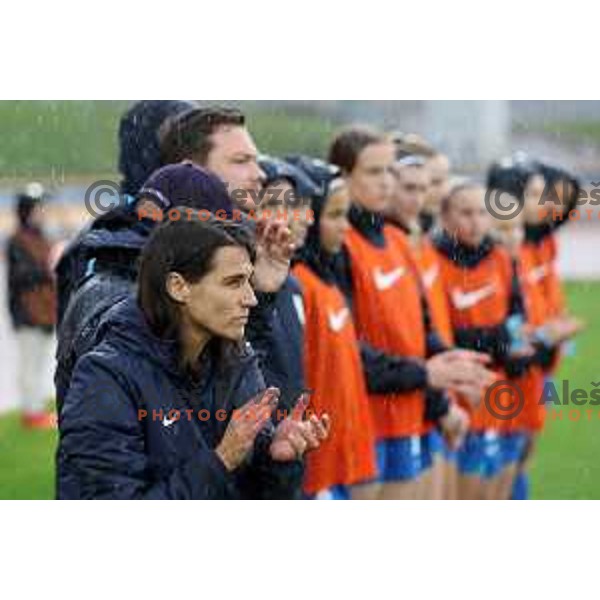 Tina Kelenberger during European Women\'s Under 17 Championship 2023 round 1 match between Slovenia and Germany in Krsko, Slovenia on October 22, 2022