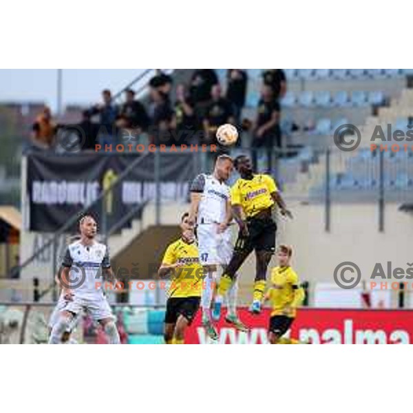 Andrej Kotnik in action during Prva Liga Telemach 2022-2023 football match between Kalcer Radomlje and Koper in Domzale, Slovenia on October 24, 2022