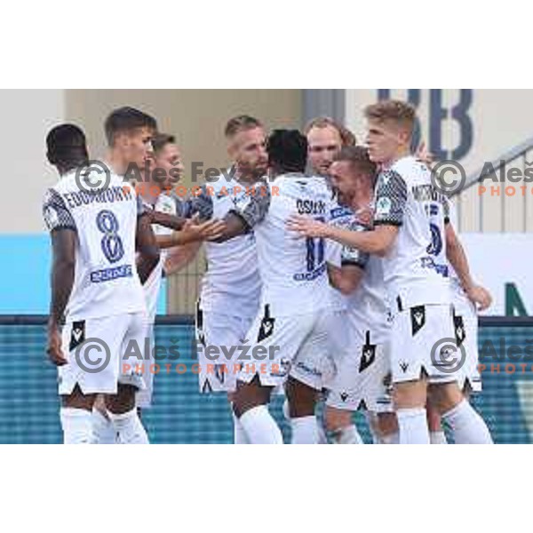 Andrej Kotnik in action during Prva Liga Telemach 2022-2023 football match between Kalcer Radomlje and Koper in Domzale, Slovenia on October 24, 2022