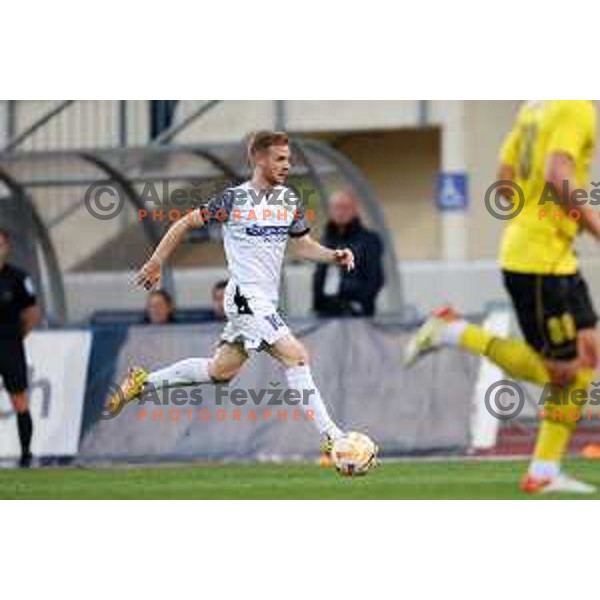 Rudi Pozeg Vancas in action during Prva Liga Telemach 2022-2023 football match between Kalcer Radomlje and Koper in Domzale, Slovenia on October 24, 2022