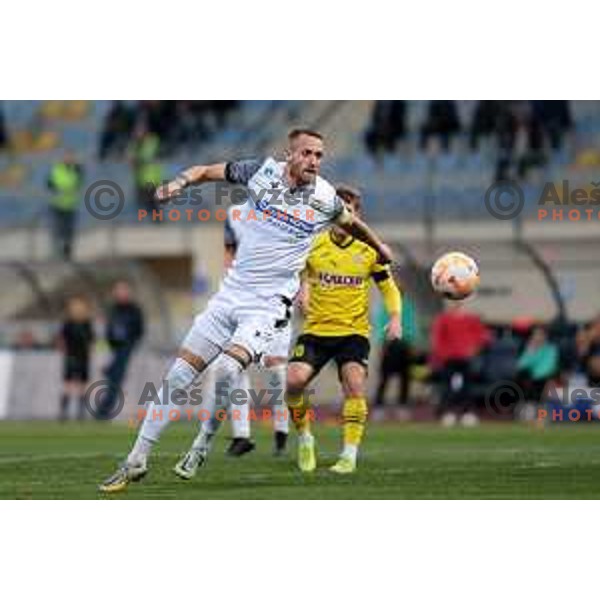 Andrej Kotnik in action during Prva Liga Telemach 2022-2023 football match between Kalcer Radomlje and Koper in Domzale, Slovenia on October 24, 2022