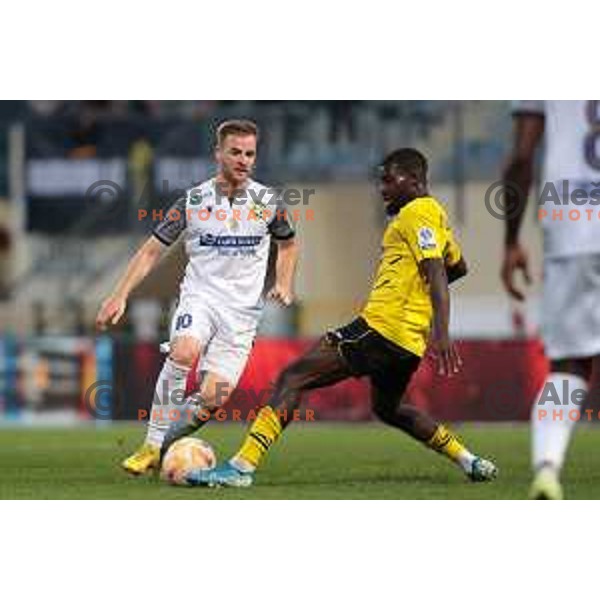 Rudi Pozeg Vancas in action during Prva Liga Telemach 2022-2023 football match between Kalcer Radomlje and Koper in Domzale, Slovenia on October 24, 2022