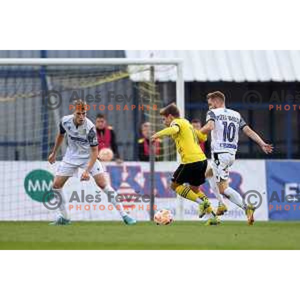 Rudi Pozeg Vancas in action during Prva Liga Telemach 2022-2023 football match between Kalcer Radomlje and Koper in Domzale, Slovenia on October 24, 2022