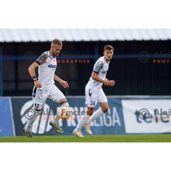 Andrej Kotnik in action during Prva Liga Telemach 2022-2023 football match between Kalcer Radomlje and Koper in Domzale, Slovenia on October 24, 2022