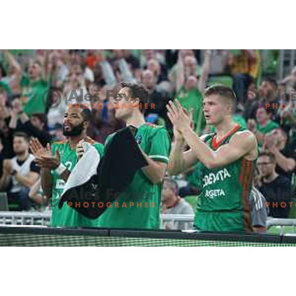 Edo Muric in action during 7days EuroCup 2022-2023 regular season match between Cedevita Olimpija (SLO) and Joventut Badalona (ESP) in Stozice Arena, Ljubljana, Slovenia on October 26, 2022