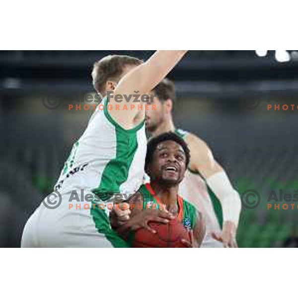 Yogi Ferrell in action during 7days EuroCup 2022-2023 regular season match between Cedevita Olimpija (SLO) and Joventut Badalona (ESP) in Stozice Arena, Ljubljana, Slovenia on October 26, 2022