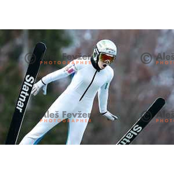 Nika Kriznar at Training of Slovenia Nordic Ski-jumping team in Planica, Slovenia on October 27, 2022