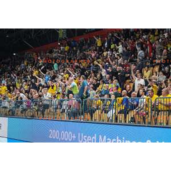 n action during EHF Champions League handball match between Celje Pivovarna Lasko and Lomza Kielce in Zlatorog Arena, Celje, Slovenia on Oktober 27, 2022