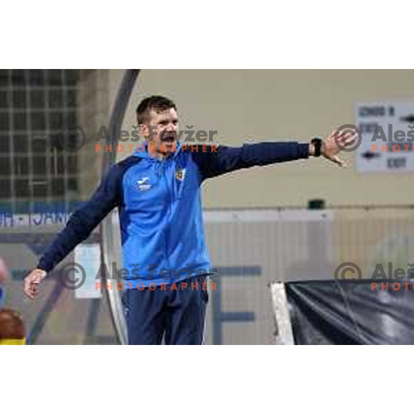 Simon Rozman in action during Prva Liga Telemach 2022-2023 football match between Domzale and Gorica in Domzale, Slovenia on October 28,2022