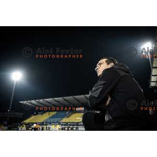 Roman Pylypchuk, head coach of Celje during Prva liga Telemach football match between Celje and Maribor in Arena z’dezele, Celje, Slovenia on October 29, 2022. Photo: Jure Banfi