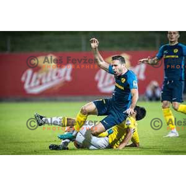 Aljosa Matko in action during Prva liga Telemach football match between Celje and Maribor in Arena z’dezele, Celje, Slovenia on October 29, 2022.