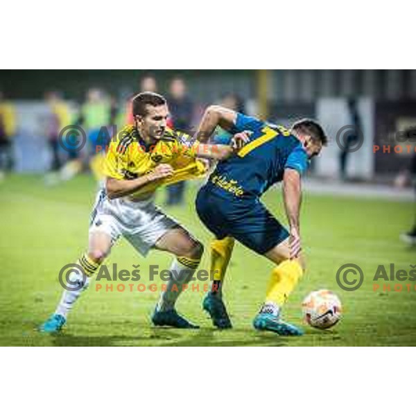 in action during Prva liga Telemach football match between Celje and Maribor in Arena z’dezele, Celje, Slovenia on October 29, 2022. Photo: Jure Banfi