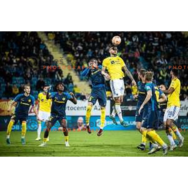 David Zec in action during Prva liga Telemach football match between Celje and Maribor in Arena z’dezele, Celje, Slovenia on October 29, 2022. Photo: Jure Banfi