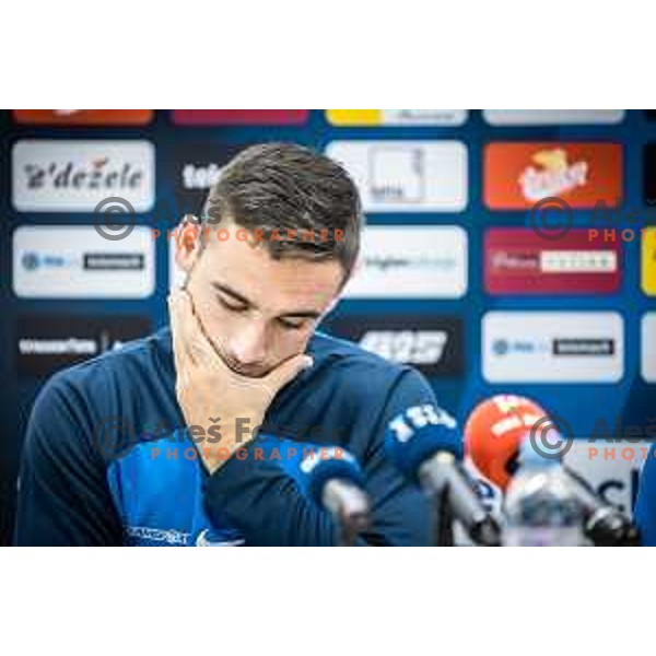 Aljosa Matko at the press conference during Prva liga Telemach football match between Celje and Maribor in Arena z’dezele, Celje, Slovenia on October 29, 2022. Photo: Jure Banfi