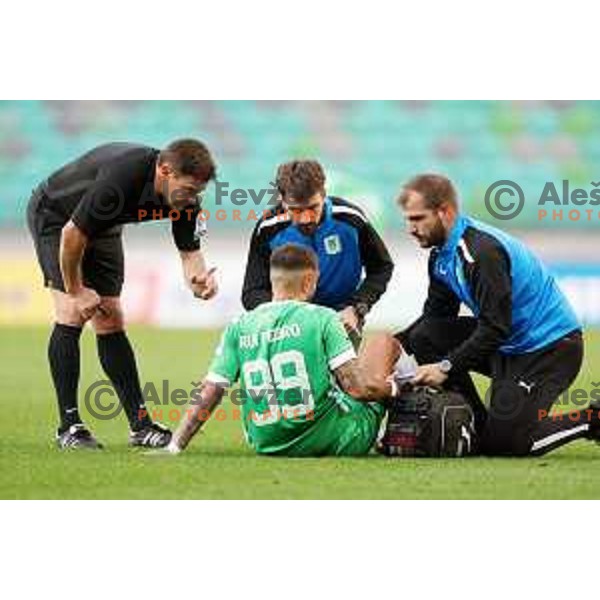 Referee Matej Jug during Prva Liga Telemach 2022-2023 football match between Olimpija and Koper in SRC Stozice, Ljubljana, Slovenia on October 30, 2022 