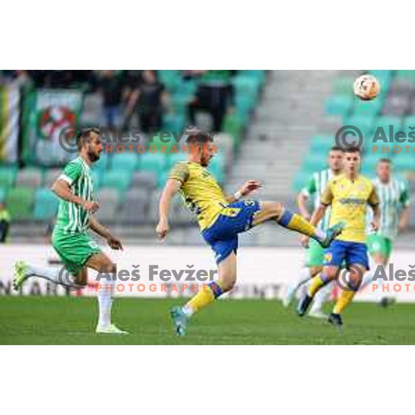 Ivan Novoselec in action during Prva Liga Telemach 2022-2023 football match between Olimpija and Koper in SRC Stozice, Ljubljana, Slovenia on October 30, 2022