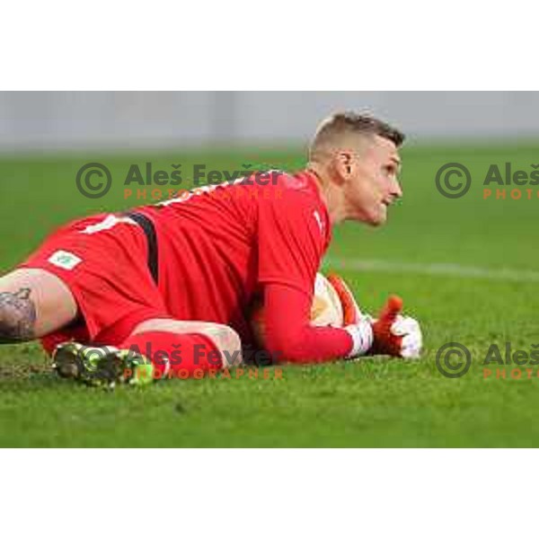 Matevz Vidovsek of Olimpija during Prva Liga Telemach 2022-2023 football match between Olimpija and Koper in SRC Stozice, Ljubljana, Slovenia on October 30, 2022