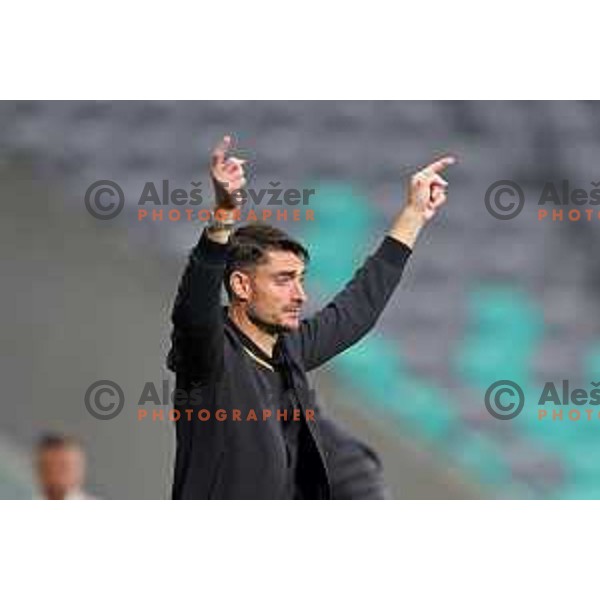 Albert Riera, head coach of Olimpija during Prva Liga Telemach 2022-2023 football match between Olimpija and Koper in SRC Stozice, Ljubljana, Slovenia on October 30, 2022