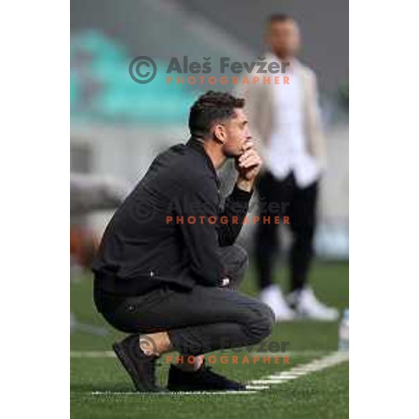 Albert Riera, head coach of Olimpija during Prva Liga Telemach 2022-2023 football match between Olimpija and Koper in SRC Stozice, Ljubljana, Slovenia on October 30, 2022