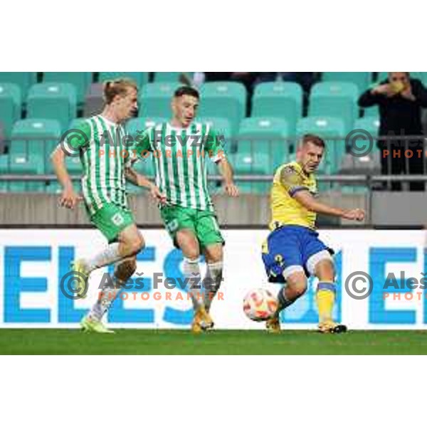 Mario Kvesic in action during Prva Liga Telemach 2022-2023 football match between Olimpija and Koper in SRC Stozice, Ljubljana, Slovenia on October 30, 2022