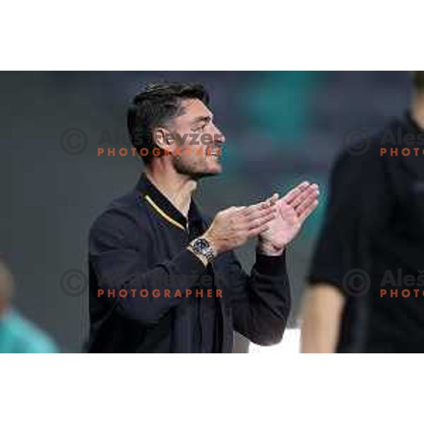 Albert Riera, head coach of Olimpija during Prva Liga Telemach 2022-2023 football match between Olimpija and Koper in SRC Stozice, Ljubljana, Slovenia on October 30, 2022