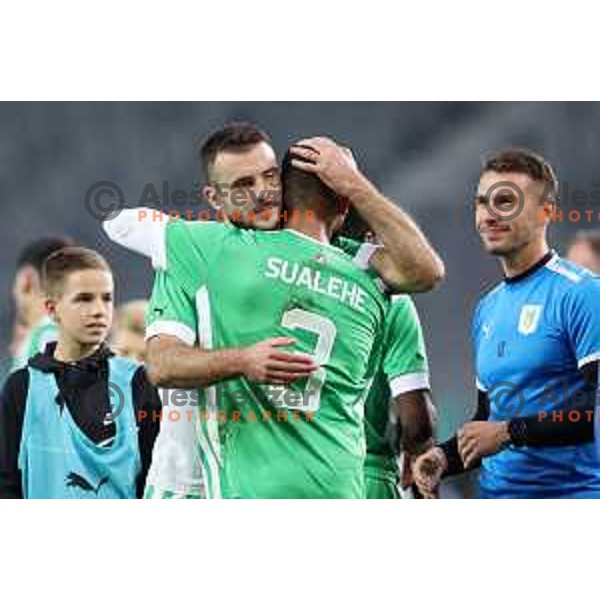 In action during Prva Liga Telemach 2022-2023 football match between Olimpija and Koper in SRC Stozice, Ljubljana, Slovenia on October 30, 2022