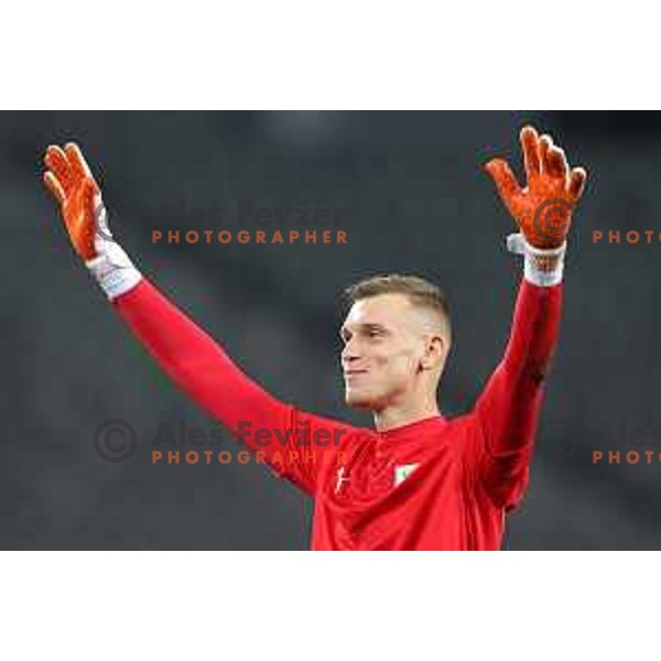 Matevz Vidovsek of Olimpija during Prva Liga Telemach 2022-2023 football match between Olimpija and Koper in SRC Stozice, Ljubljana, Slovenia on October 30, 2022